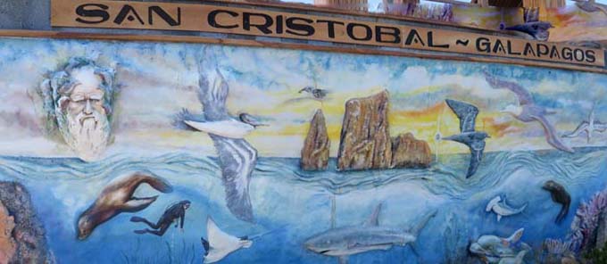 peinture san cristobal galapagos